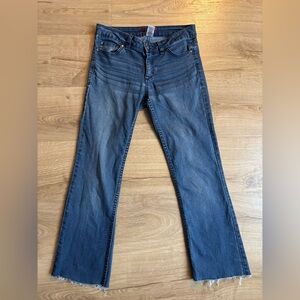 ELLE Dark Blue Straight Leg Jeans